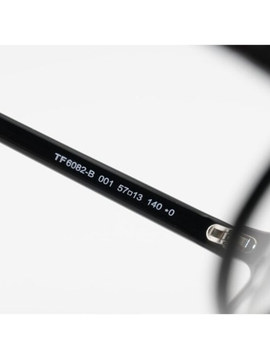 Tom Ford FT6082-B 001 Eyeglasses Black 57mm Aviator Frame main image 8